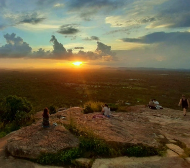 Pidurangala Sonnenuntergang - Sri Lanka